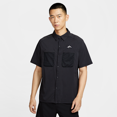 ナイキ　アップシャツ NIKE公式】ナイキ トレイル メンズ Dri-FIT UV ランニング ボタン